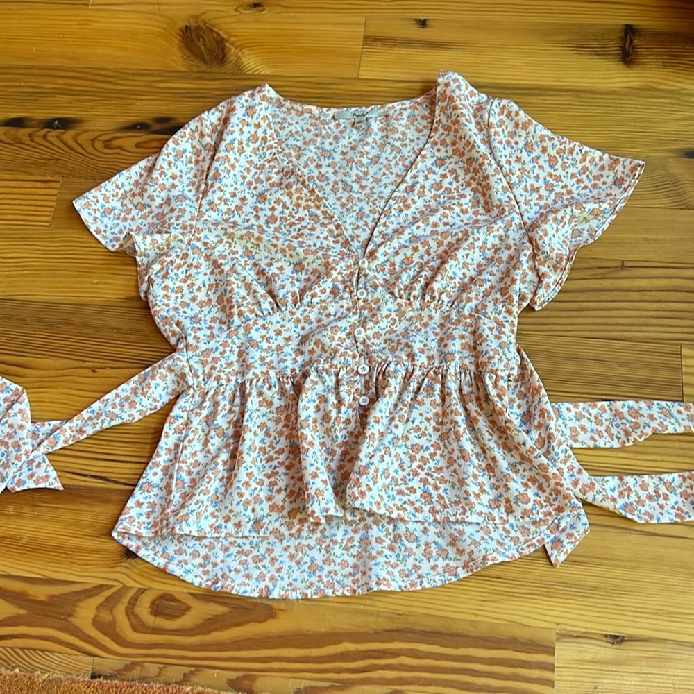 Papaya short sleeve blouse